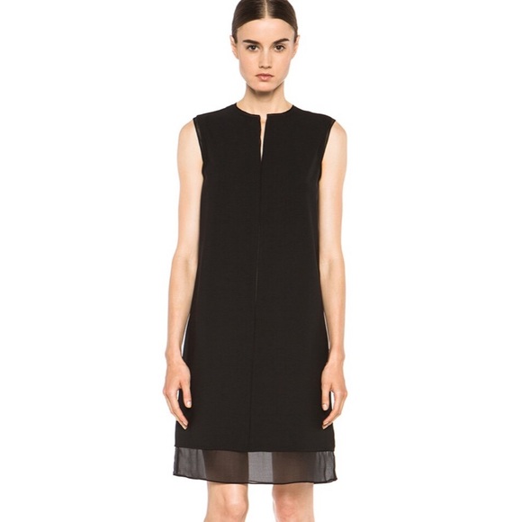 Vince Dresses & Skirts - Vince Split Neck Silk Dress
